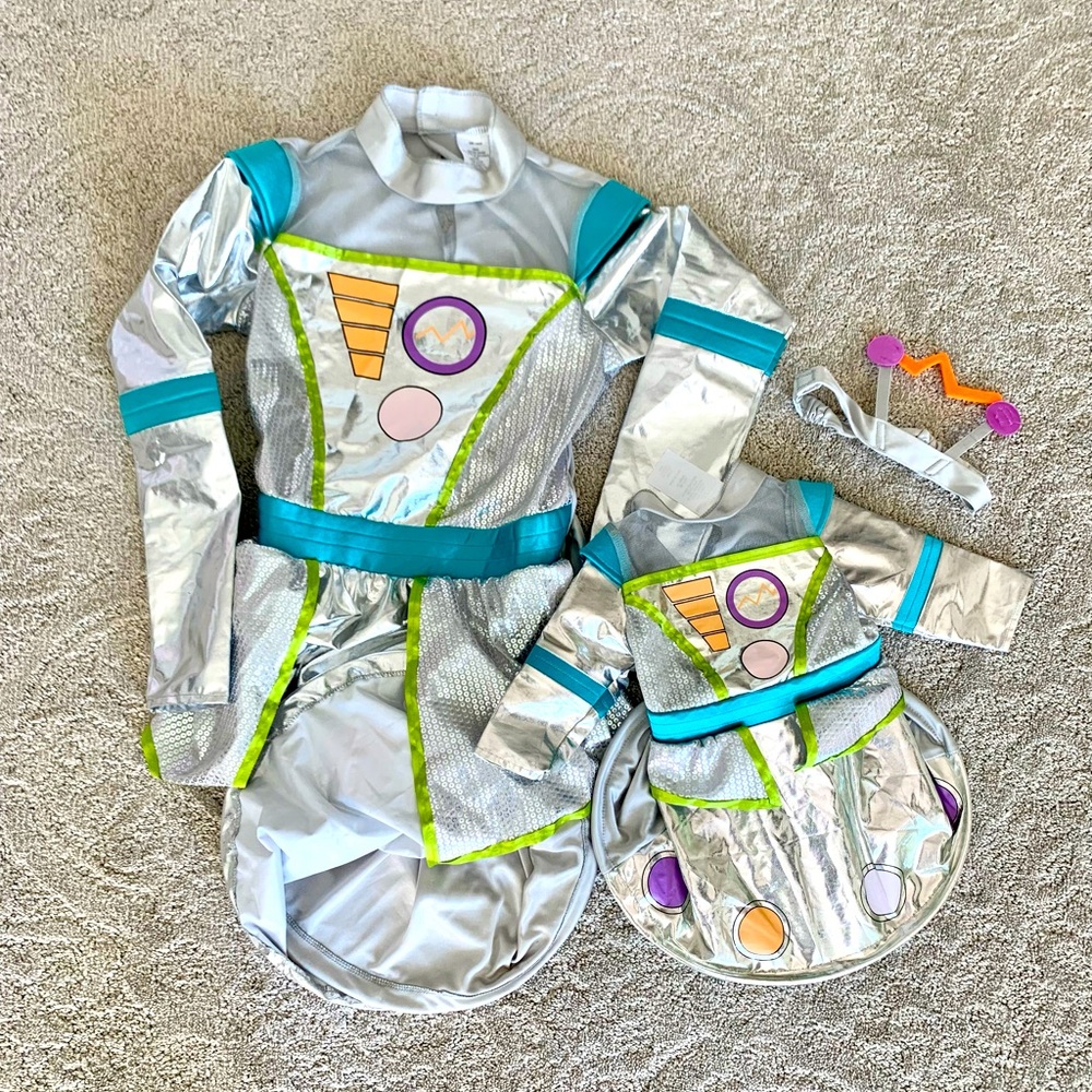 🎃👯‍♀️ mommy daughter robot family costume